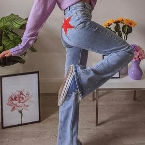 hudson and bailey star jeans!!